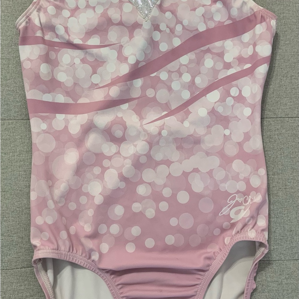 GK Pink Polka Dot Leotard